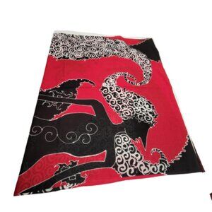 Cover Up Handpainted Cover-up, Halter Strapless Wrap Dress Cotton Batik Coverups
